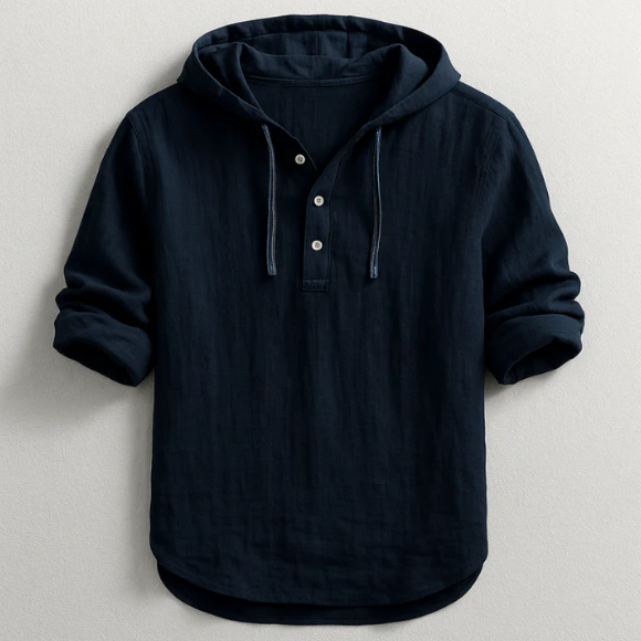 Camicia elegante leggera con cappuccio