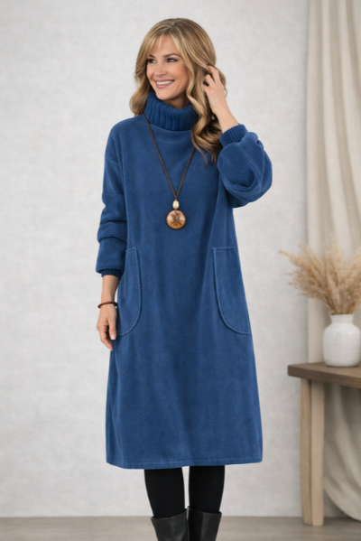 Vestito donna collo alto