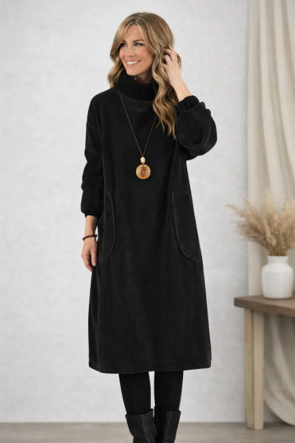 Vestito donna collo alto