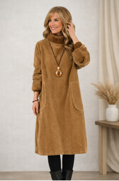 Vestito donna collo alto